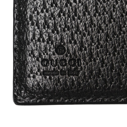 Gucci Monogram Charmy French Flap Wallet Black 7 of 10