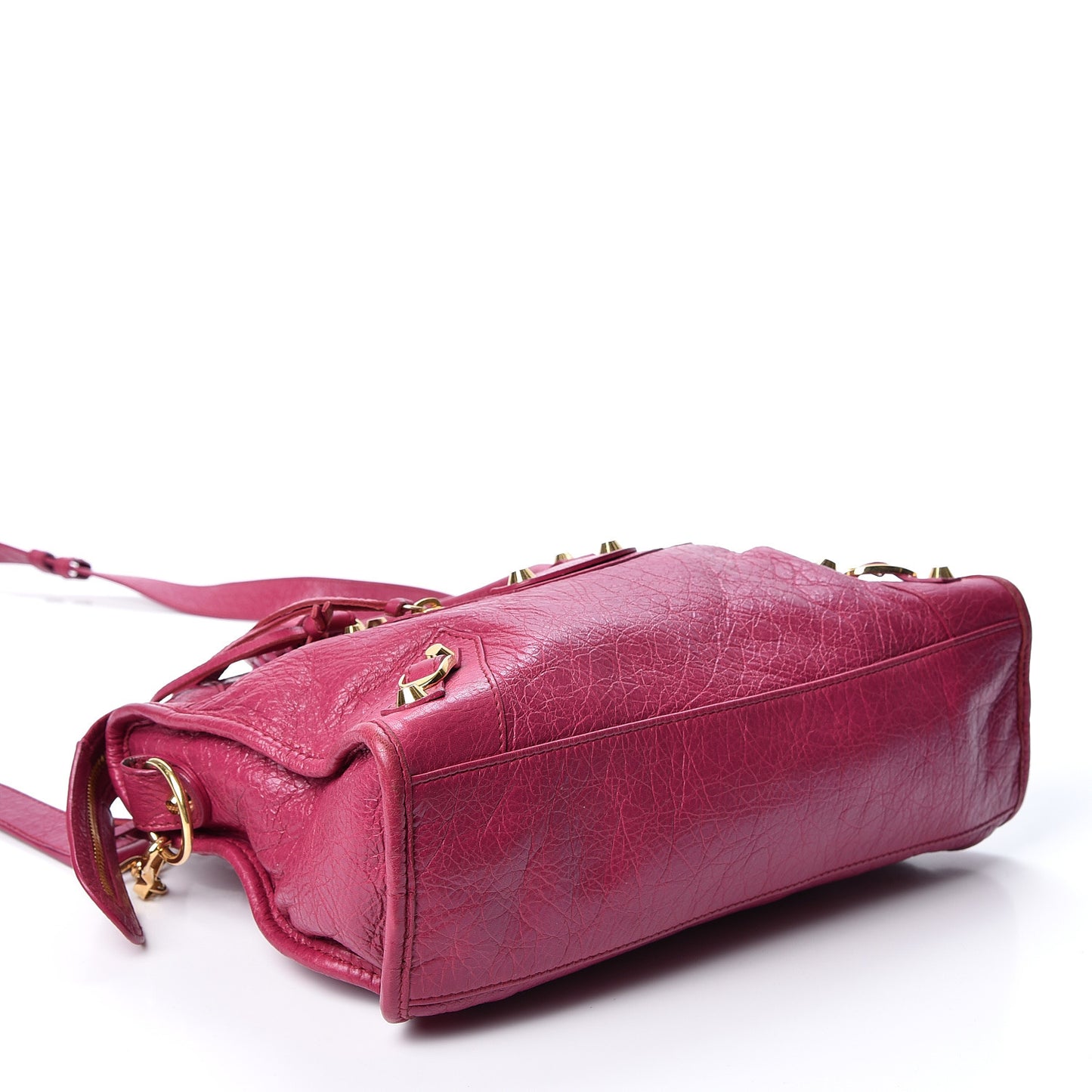 Agneau Classic Gold Hardware S City Rose Dahlia