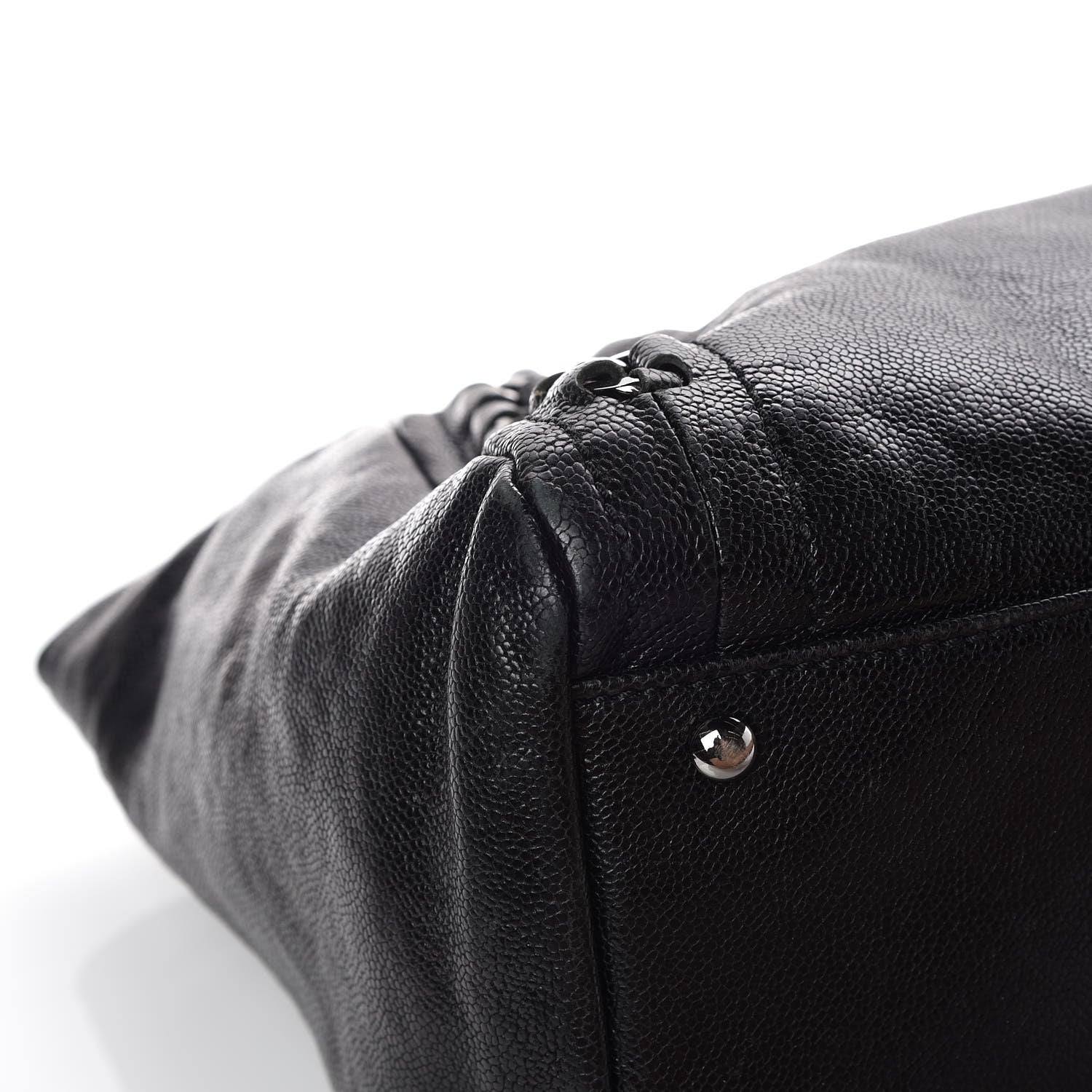 Chanel Glazed Caviar East West Modern Chain Tote Black 12 of 15