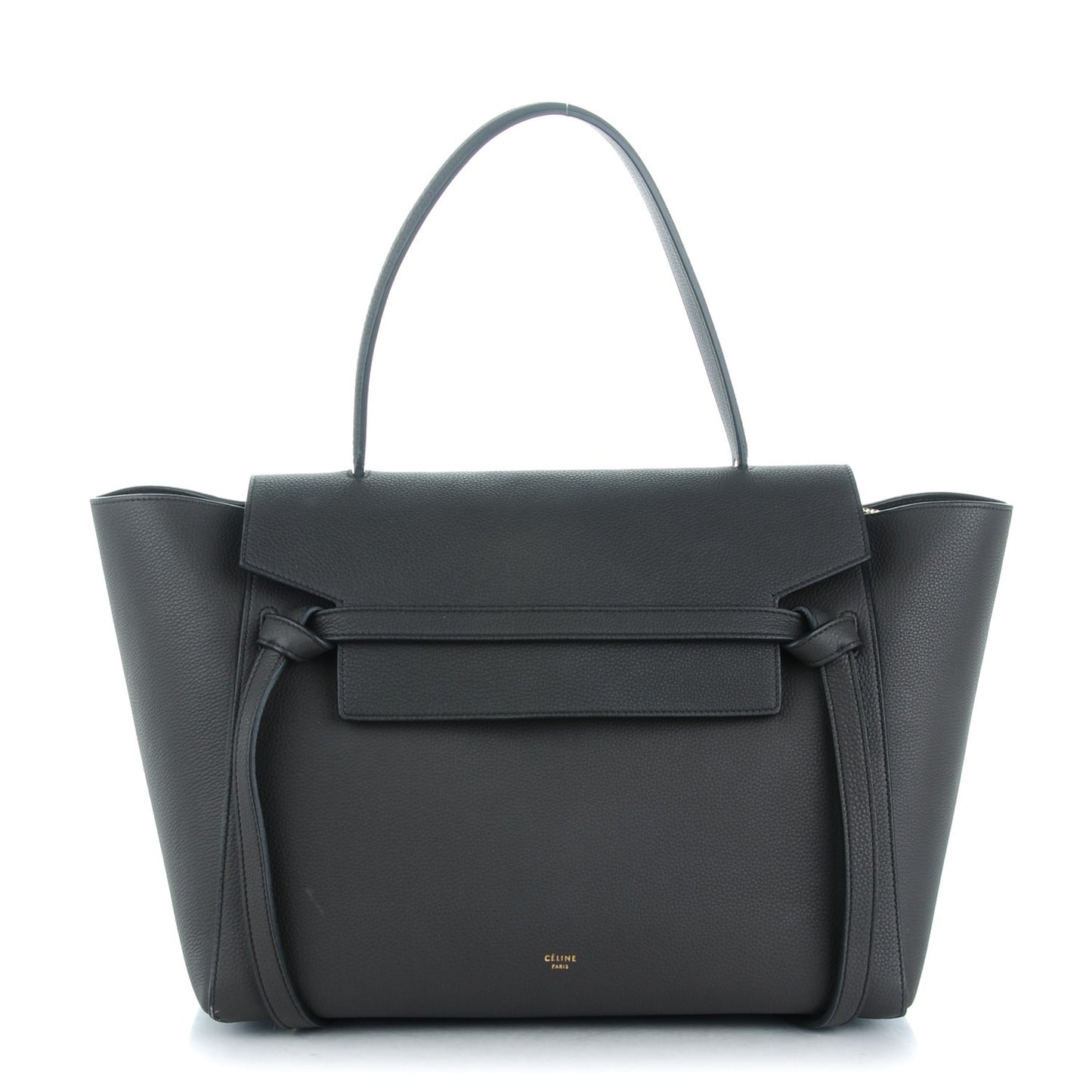 Baby Grained Calfskin Small Belt Bag Dark Taupe