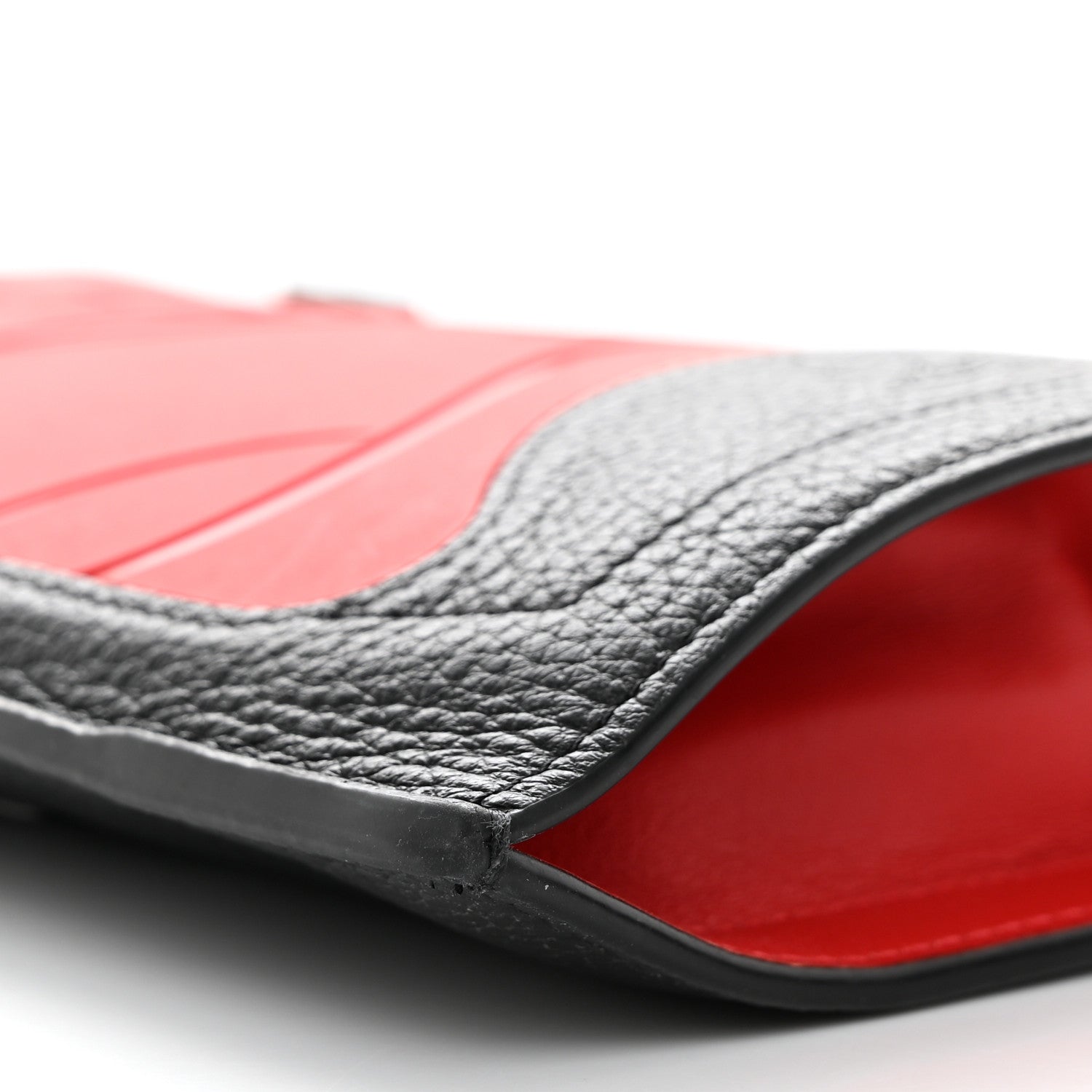 Christian Louboutin Calfskin Gomme Loubilab Batt Clutch Loubi Black 9 of 10