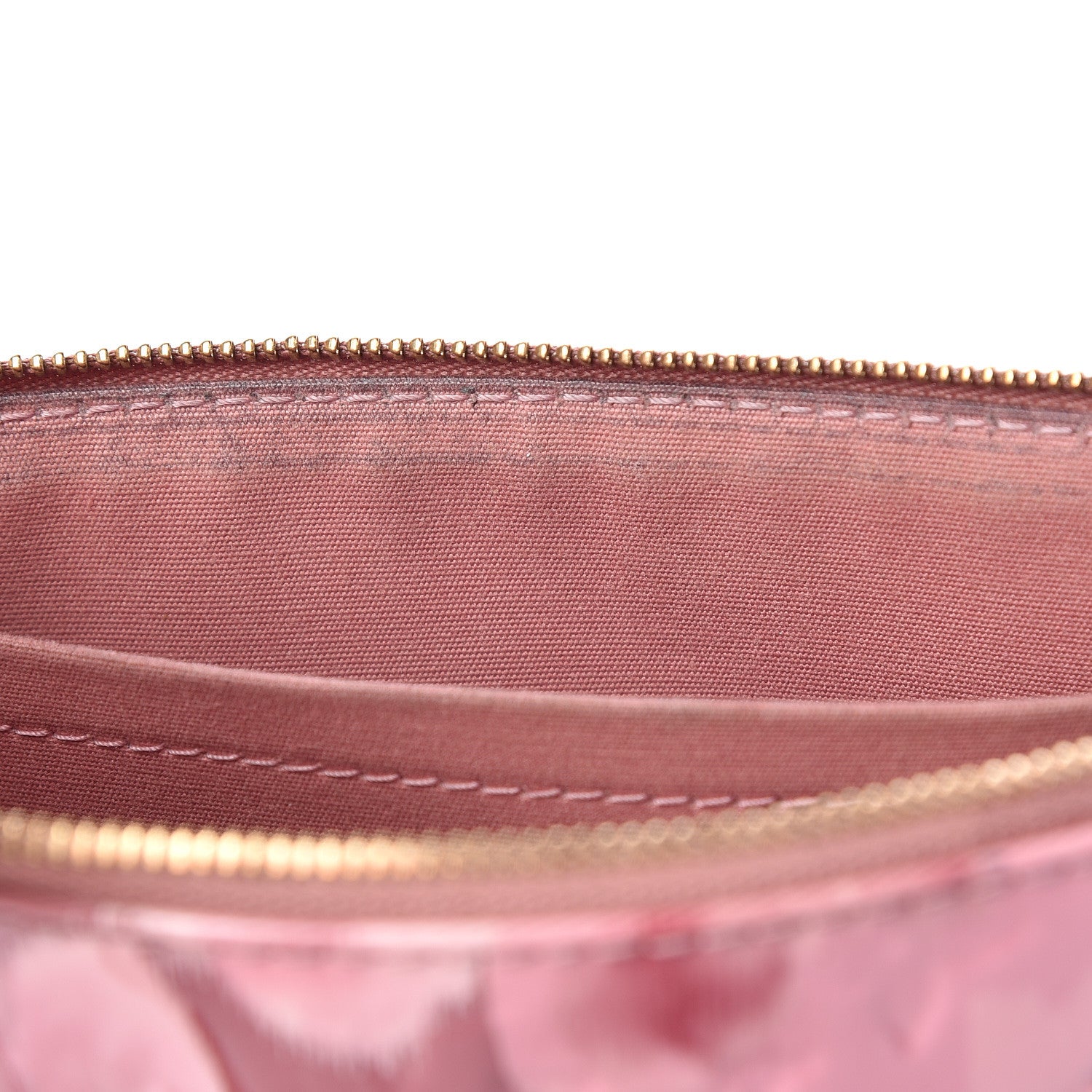 Louis Vuitton Vernis Ikat Pochette Accessories NM Rose Velours 11 of 11