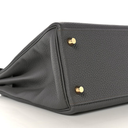 Hermes Togo Kelly Retourne 28 Etain 7 of 38