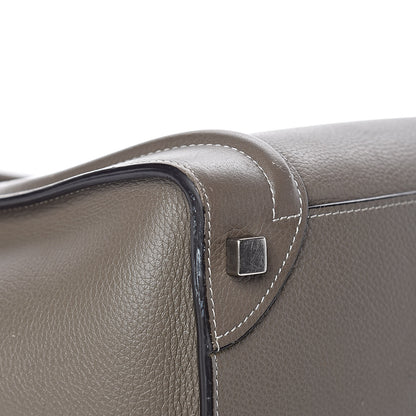 Celine Drummed Calfskin Micro Luggage Souris 21 of 22