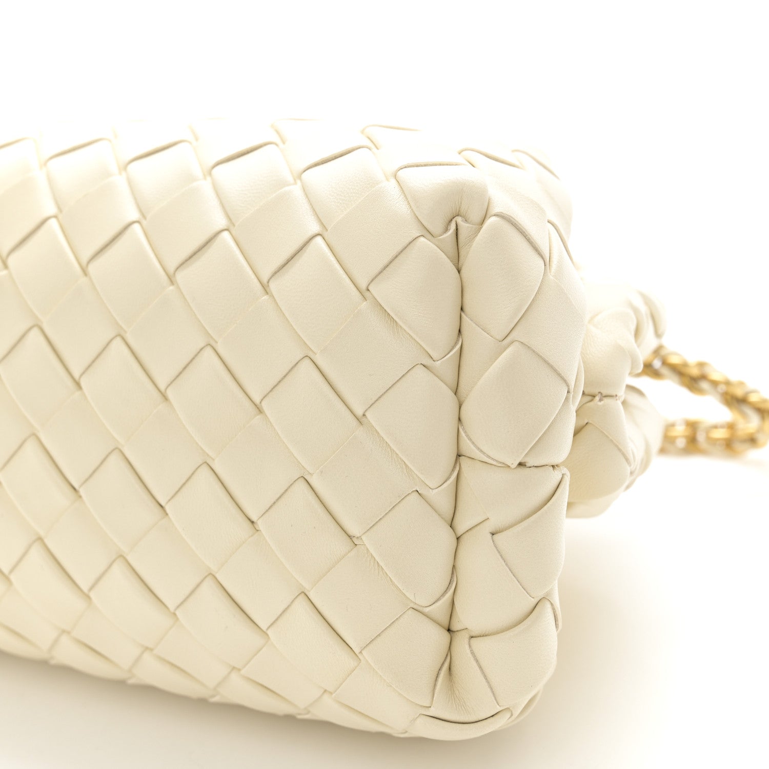 Bottega Veneta Nappa Intrecciato Teen The Lauren 1980 Clutch With Chain String 10 of 11