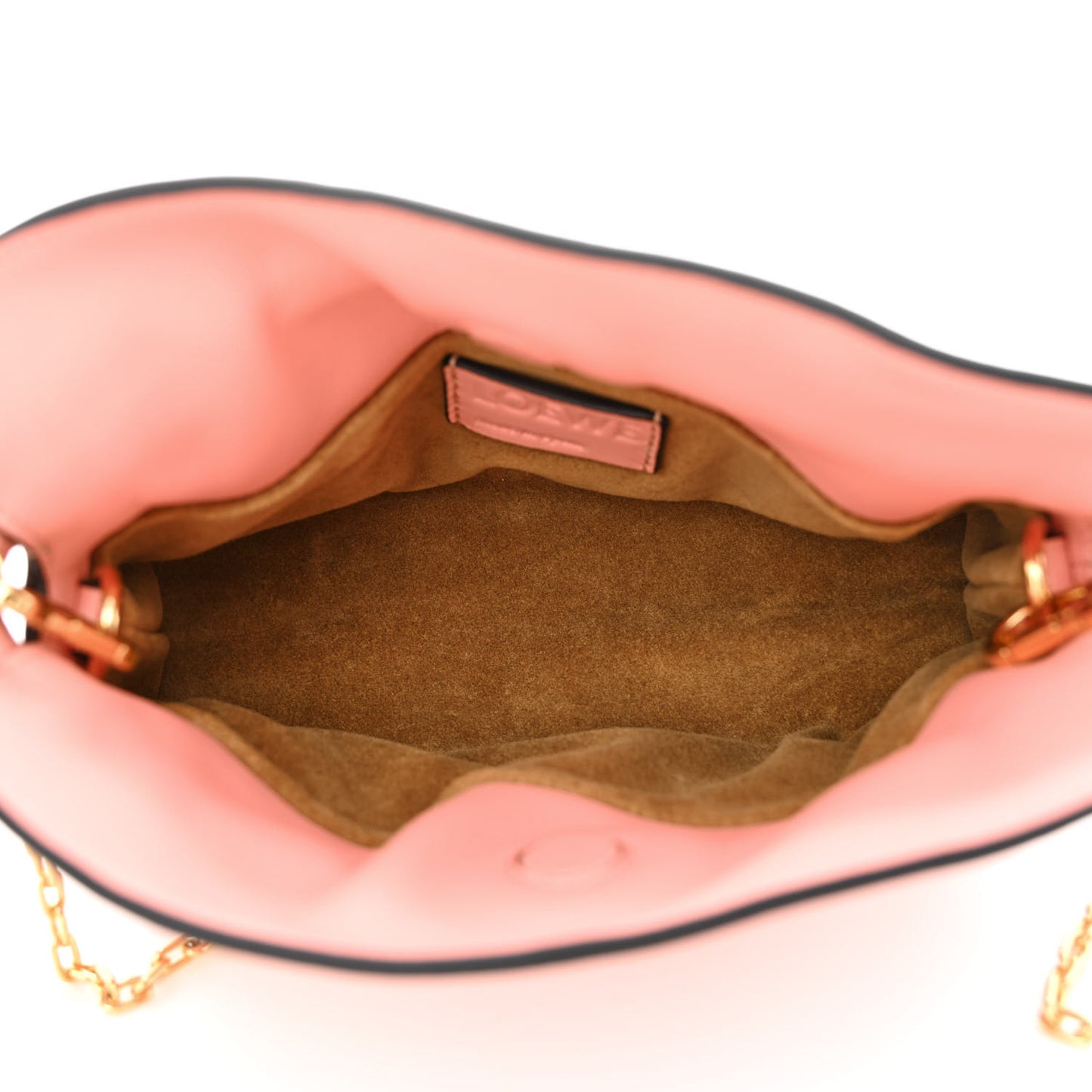 Calfskin Nano Flamenco Knot Clutch Warm Blossom