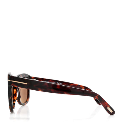 Tom Ford Acetate Alistair Cat Eye Sunglasses TF524 Tortoise 3 of 8
