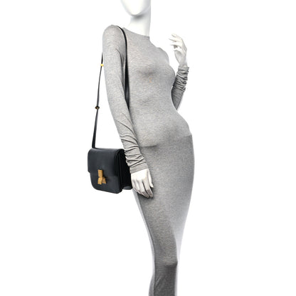 Celine Box Calfskin Medium Classic Box Flap Black 2 of 10