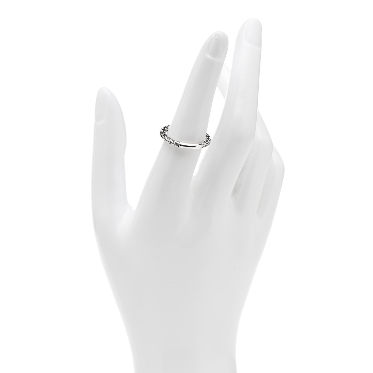 Sterling Silver Classic Chain Ring 54 7