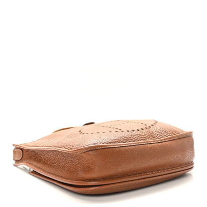 Hermes Taurillon Clemence Evelyne PM Gold 4 of 8