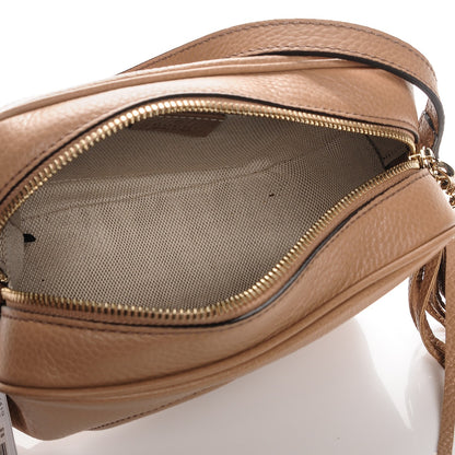 Gucci Pebbled Calfskin Small Soho Disco Bag Camelia 5 of 6