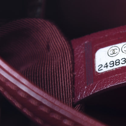 Chanel Knit Calfskin Small Gabrielle Hobo Red 10 of 11