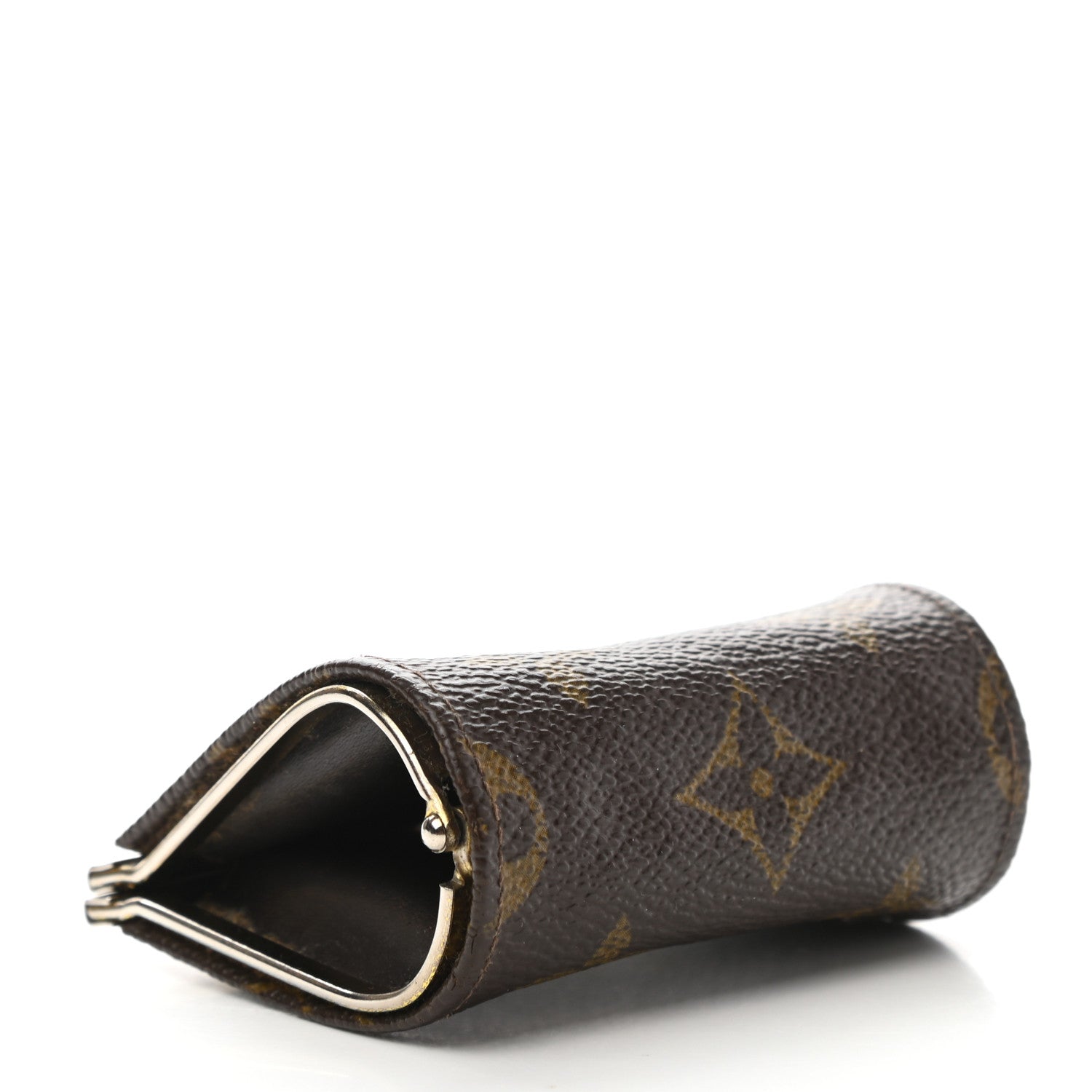 Louis Vuitton Monogram Mini Kiss Lock Coin Purse 4 of 6