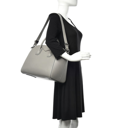 Givenchy Sugar Goatskin Medium Antigona Pearl Grey 2 of 12