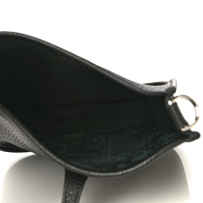 Hermes Taurillon Clemence Evelyne TPM Black 5 of 11