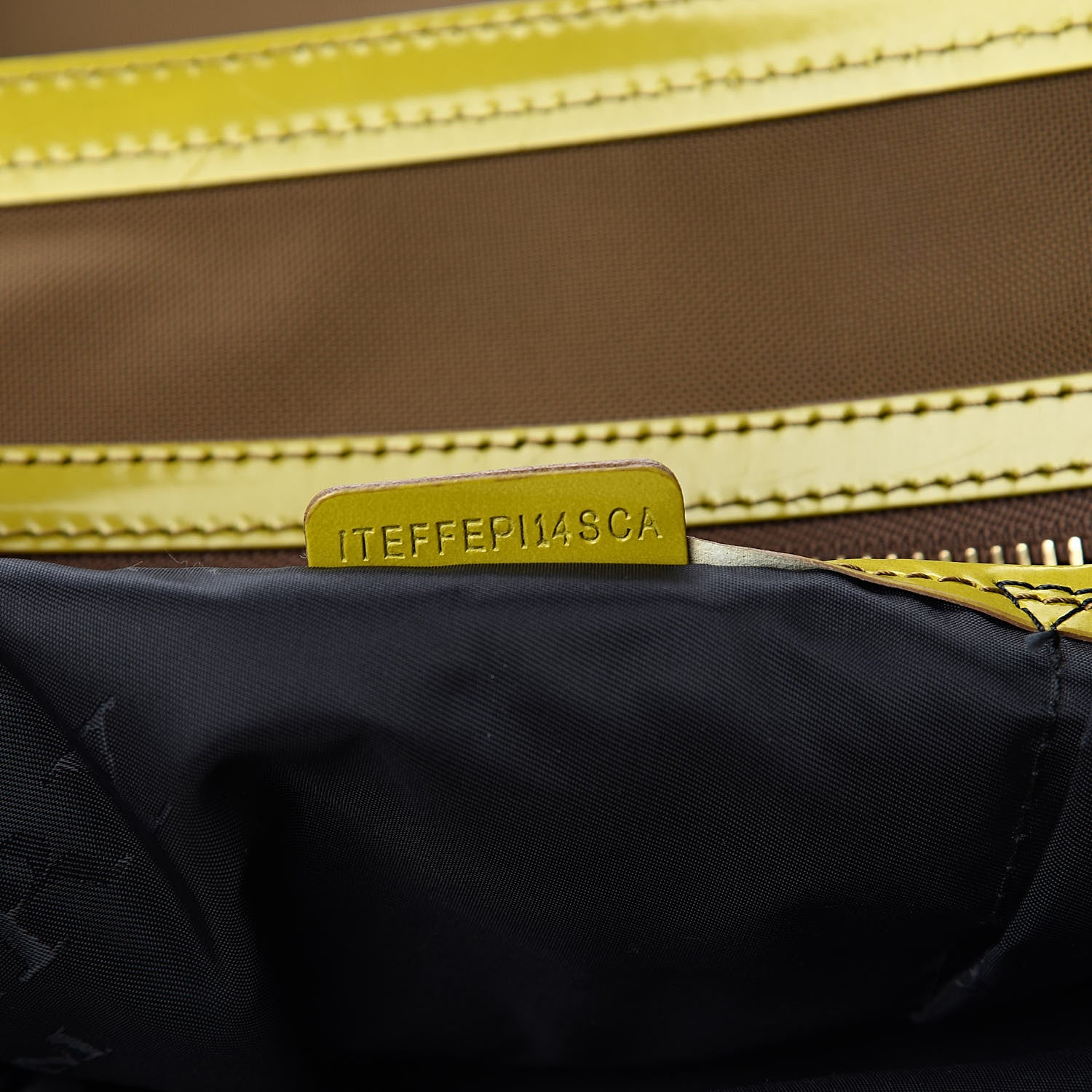 Burberry Nylon Patent Tote Green 8 of 17