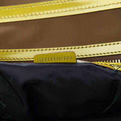 Burberry Nylon Patent Tote Green 8 of 17
