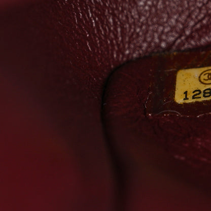 Chanel Lambskin Quilted Medium Double Flap Black 7 of 14