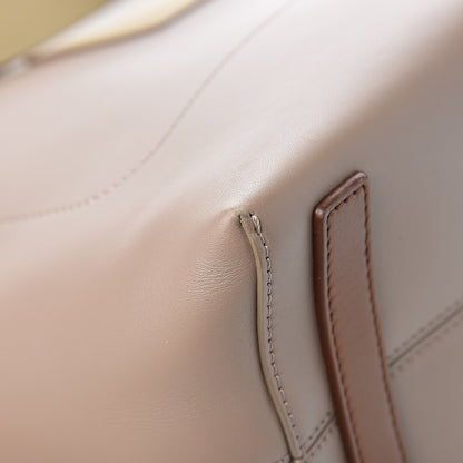 Burberry Calfskin Medium Society Top Handle Bag Brown 8 of 12