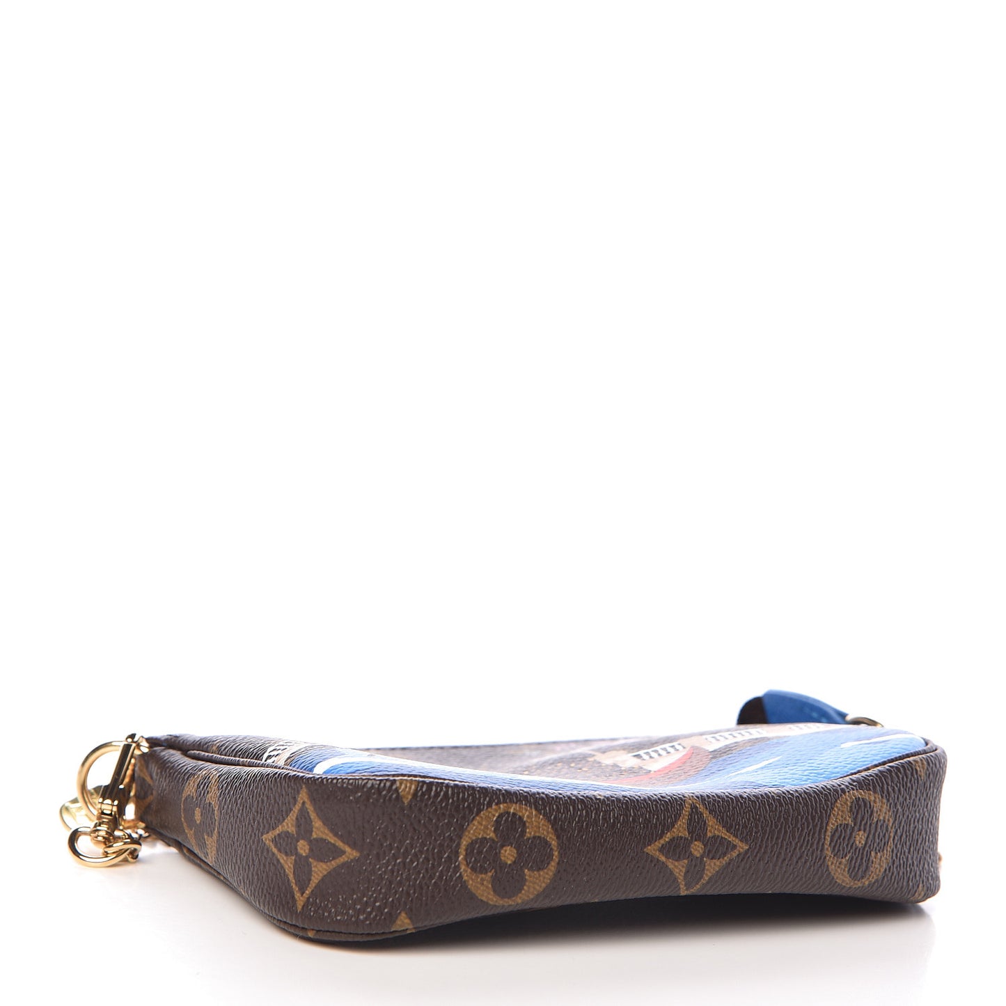 Monogram 2019 Christmas Animation Mini Venice Pochette Accessories Blue
