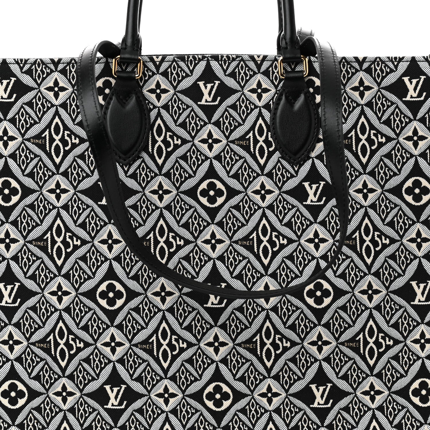 Louis Vuitton Jacquard Since 1854 Onthego GM Grey 8 of 10