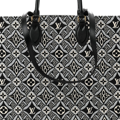 Louis Vuitton Jacquard Since 1854 Onthego GM Grey 8 of 10