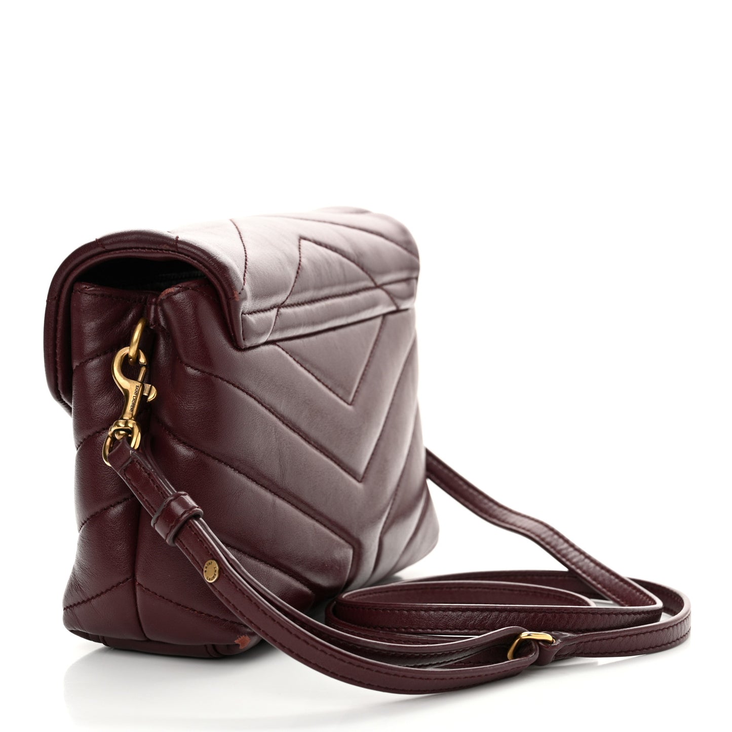 Calfskin Y Quilted Monogram Toy Loulou Monogram Crossbody Bag Rouge Legion