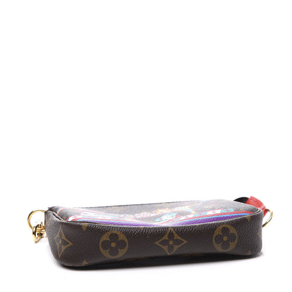 Louis Vuitton Monogram 2020 Christmas Animation Bumper Cars Mini Pochette Accessories Coquelicot 3 of 9