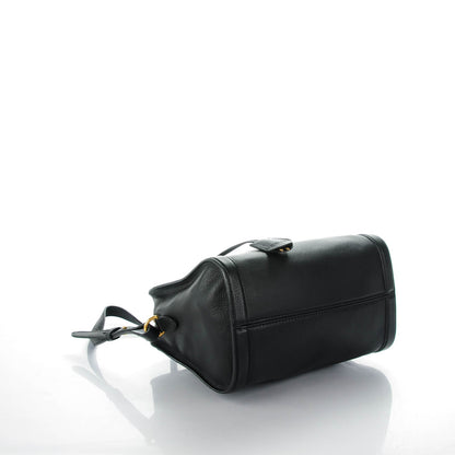 Alexander McQueen Pebbled Calfskin Small Skull Padlock Zip Around Tote Black 4 of 7