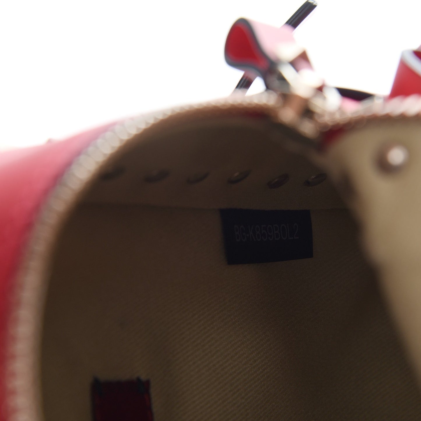Calfskin Mini Rockstud Backpack Deep Fuxia
