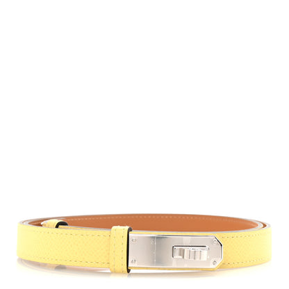 Hermes Epsom Kelly Belt Jaune Poussin 1 of 5