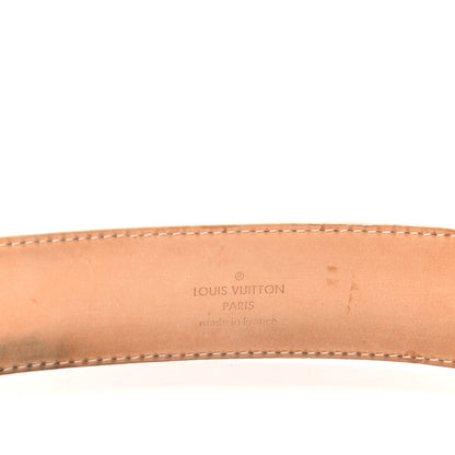 Louis Vuitton Damier Azur Voyage Belt 80 32 3 of 7