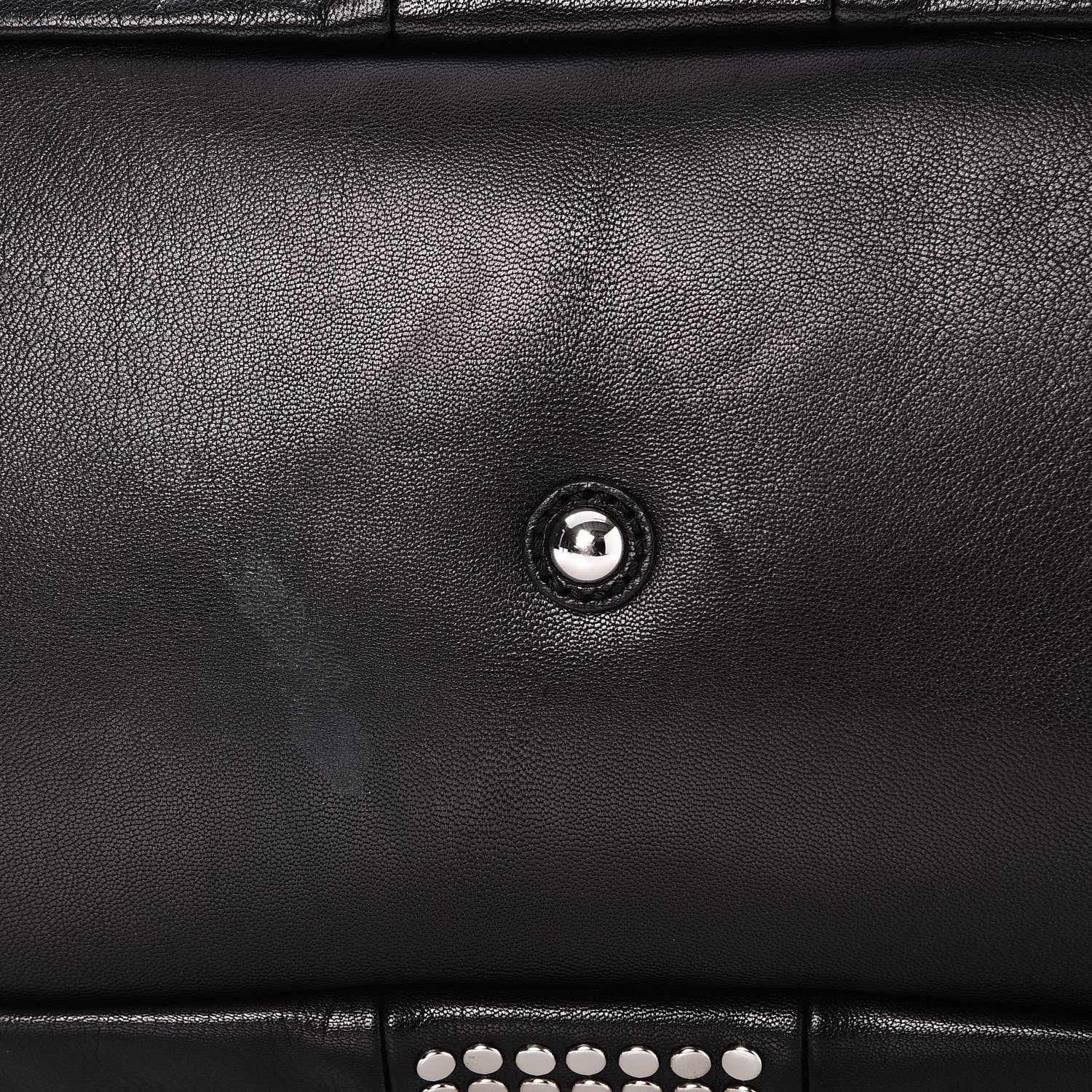 Saint Laurent Chevre Large Rock Stud Easy Y Black 8 of 8