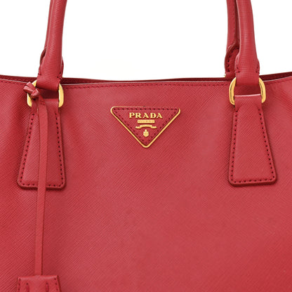 Prada Saffiano Lux Large Tote Fuoco 7 of 15