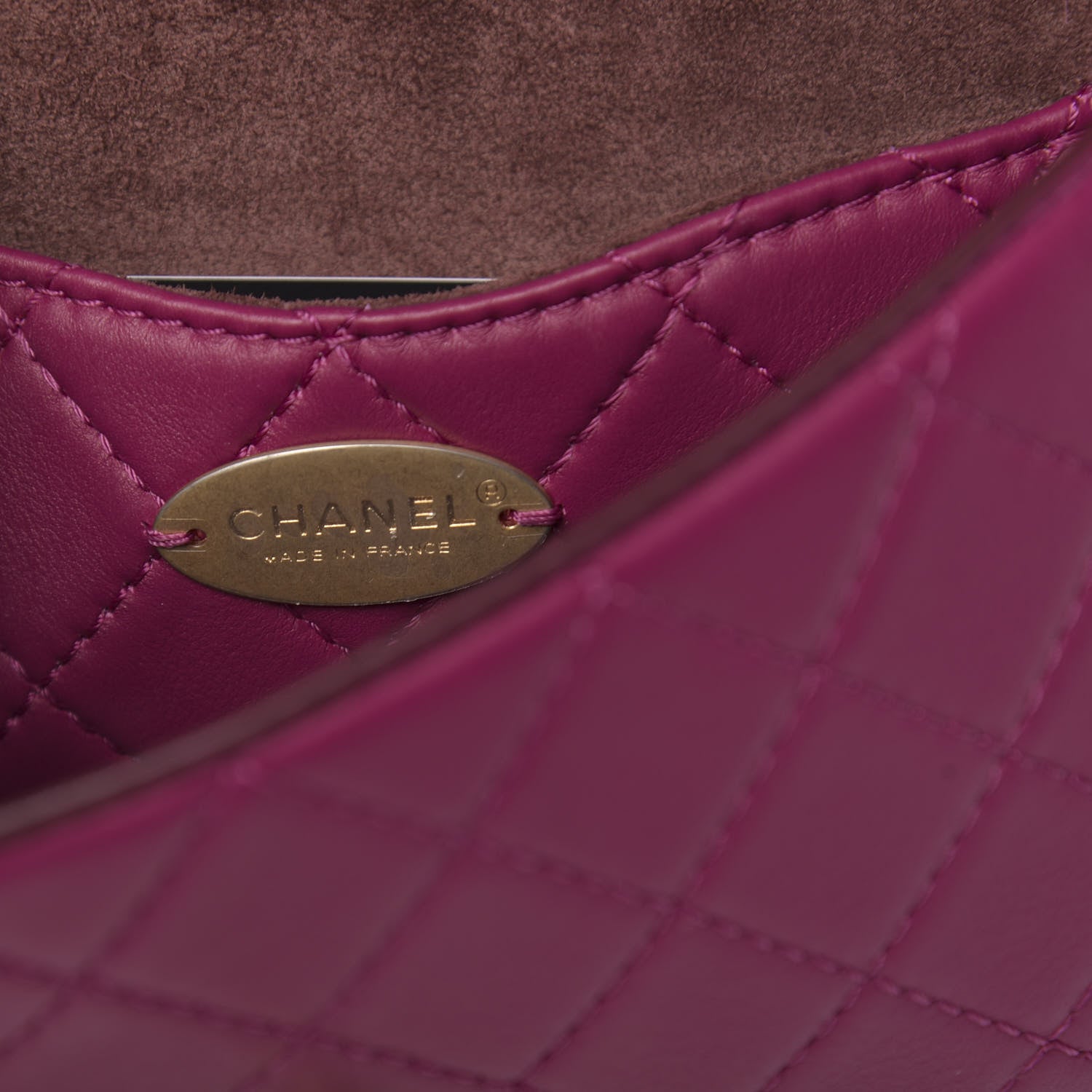 Chanel Calfskin Quilted Multi Pouching Flap And Coin Purse Fuchsia 6 of 10