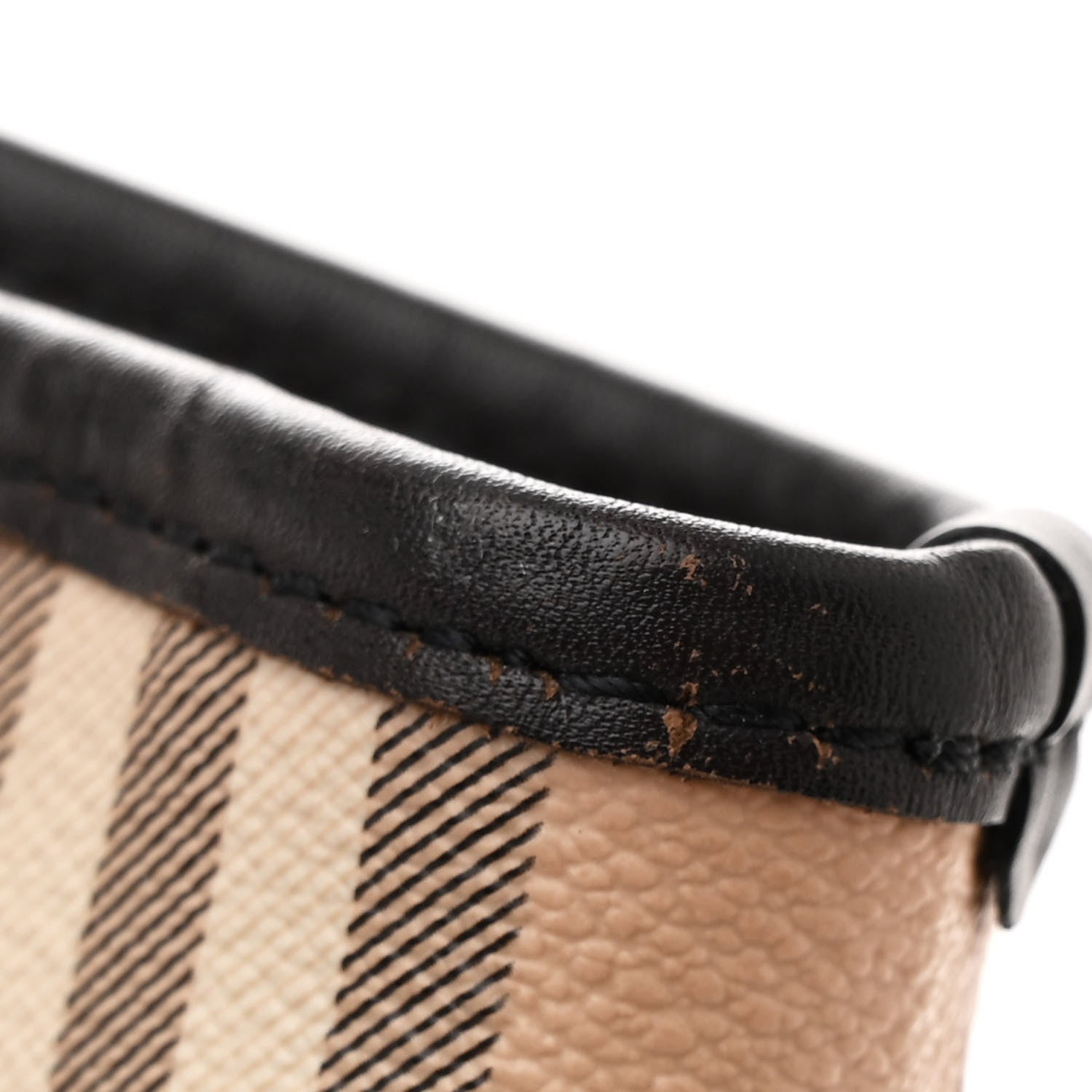 Burberry Haymarket Check Large Canterbury Tote Chocolate 15 of 16