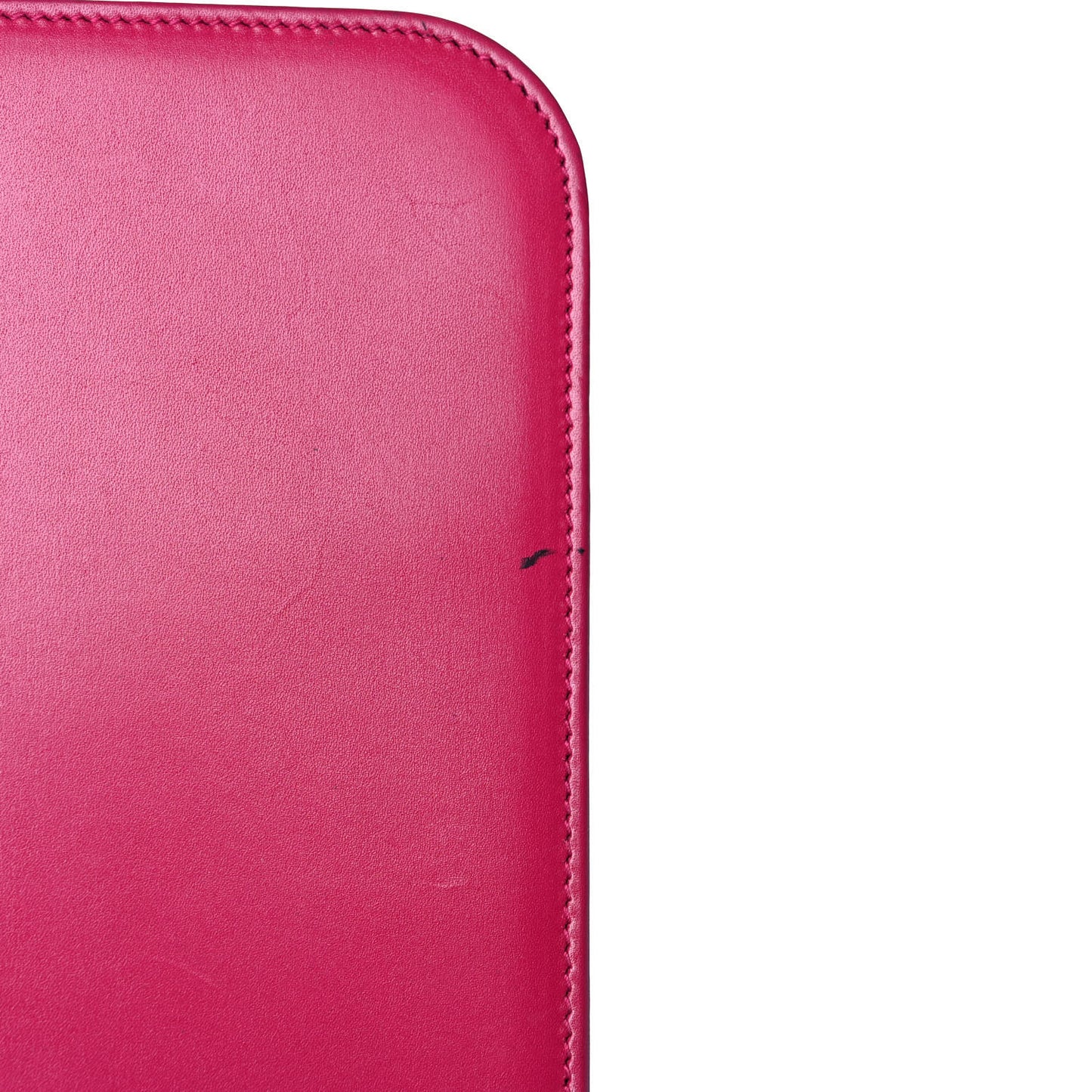 Smooth Calfskin Tuc iPad Case Fushia