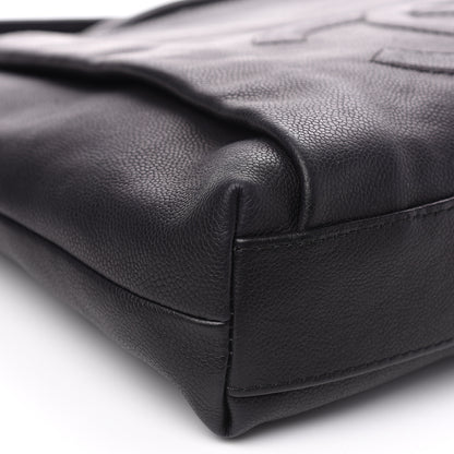Chanel Caviar Large CC Tuck Tote Black 7 of 12