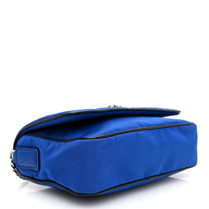 Alexander McQueen Nylon Skull Camera Crossbody Bag Royal Blue 4 of 9