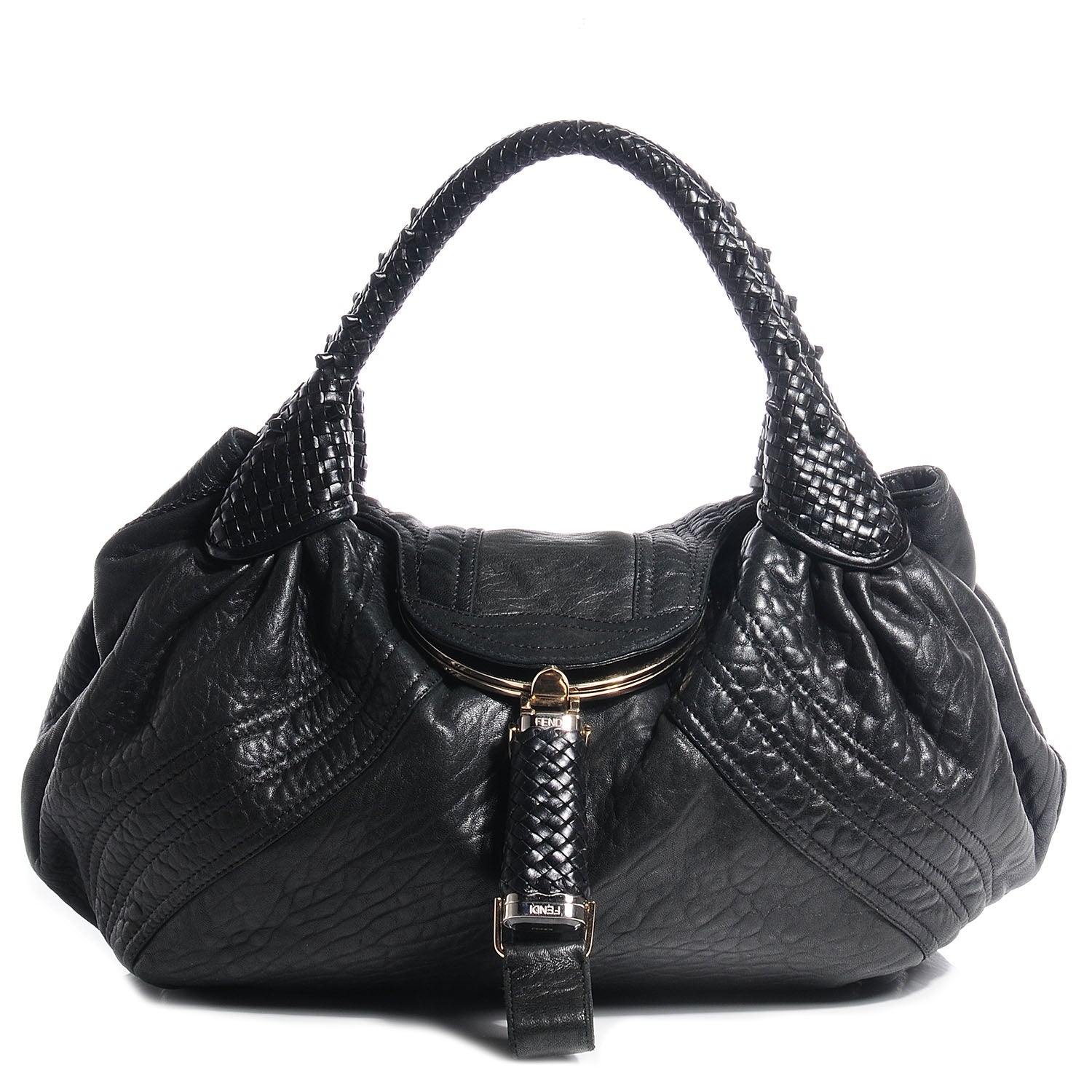 Fendi Nappa Nuvolata Spy Black 1 of 10