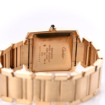 Cartier 18K Yellow Gold 28mm Tank Francaise Automatic Watch 5 of 7
