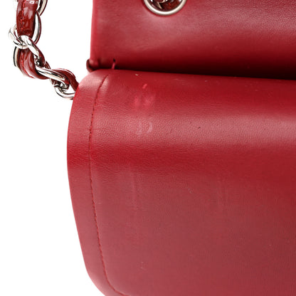 Chanel Patent Quilted Jumbo Double Flap Red 11 of 15