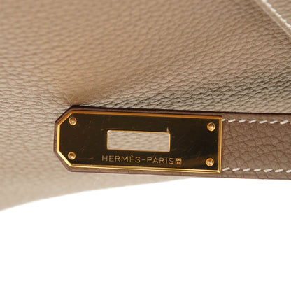Hermes Togo Kelly Retourne 32 Etoupe 14 of 22