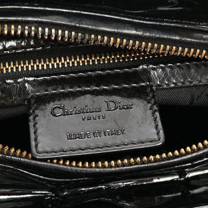 Christian Dior Patent Cannage Medium Lady Dior Black 7 of 11