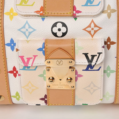 Louis Vuitton Monogram Multicolor Keepall 45 White 8 of 12