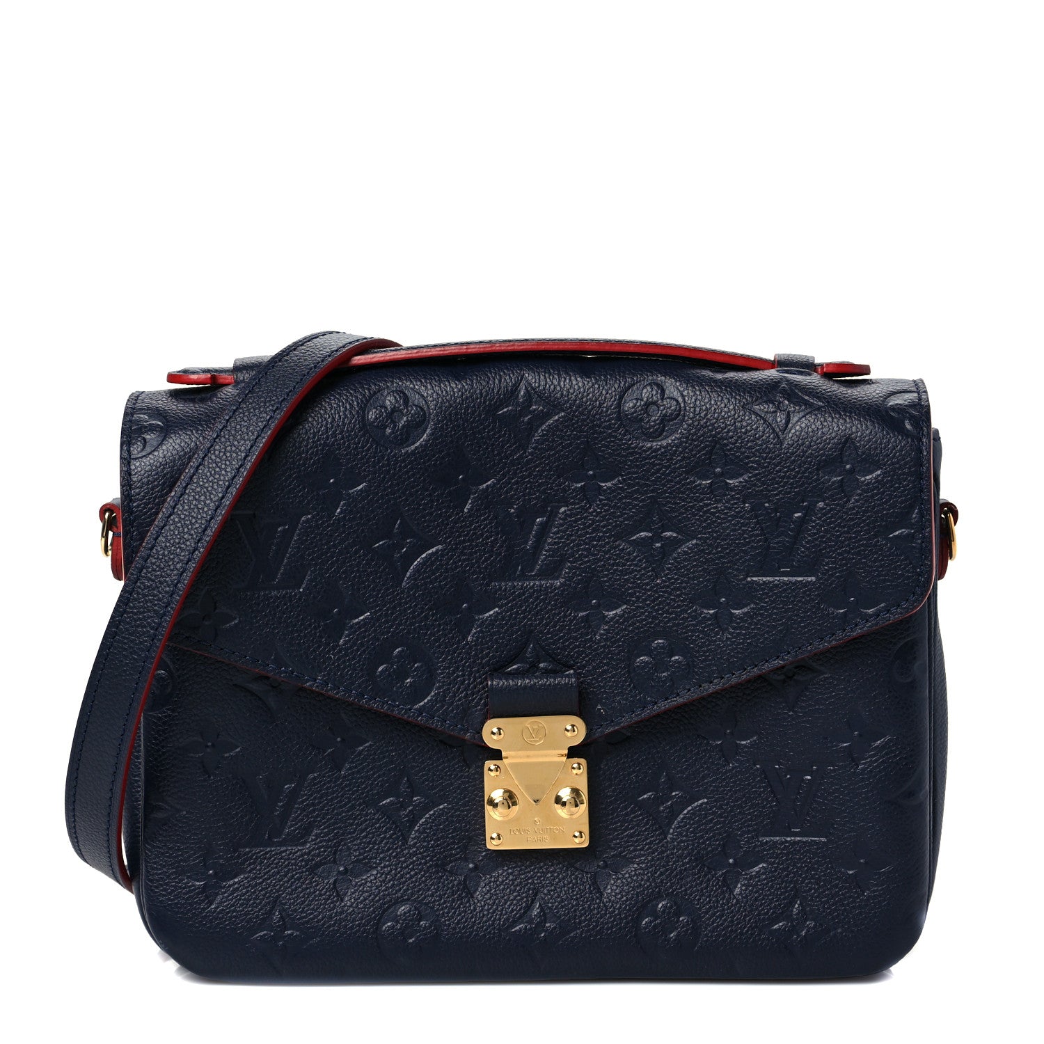 Louis Vuitton Empreinte Pochette Metis Marine Rouge 1 of 8