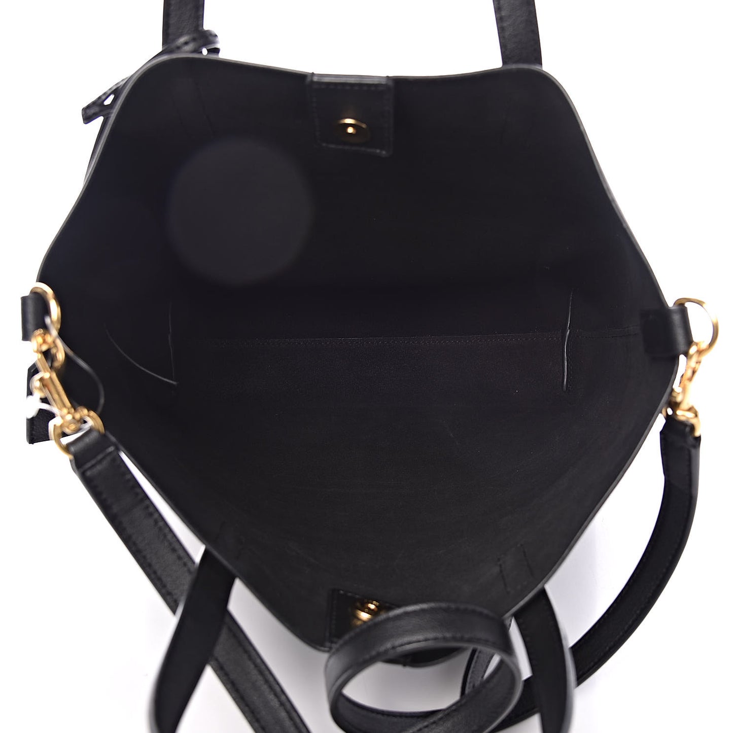 Calfskin Toy Shopping Tote Black