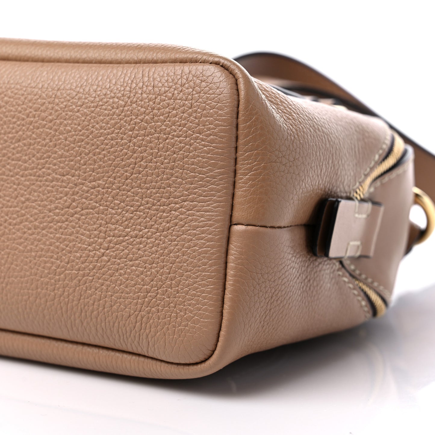 Calfskin Small Daria Cement Brown
