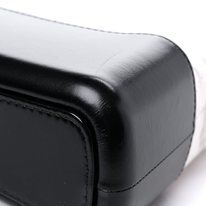 Chanel Aged Calfskin Quilted Medium Gabrielle Hobo Black White 8 of 11