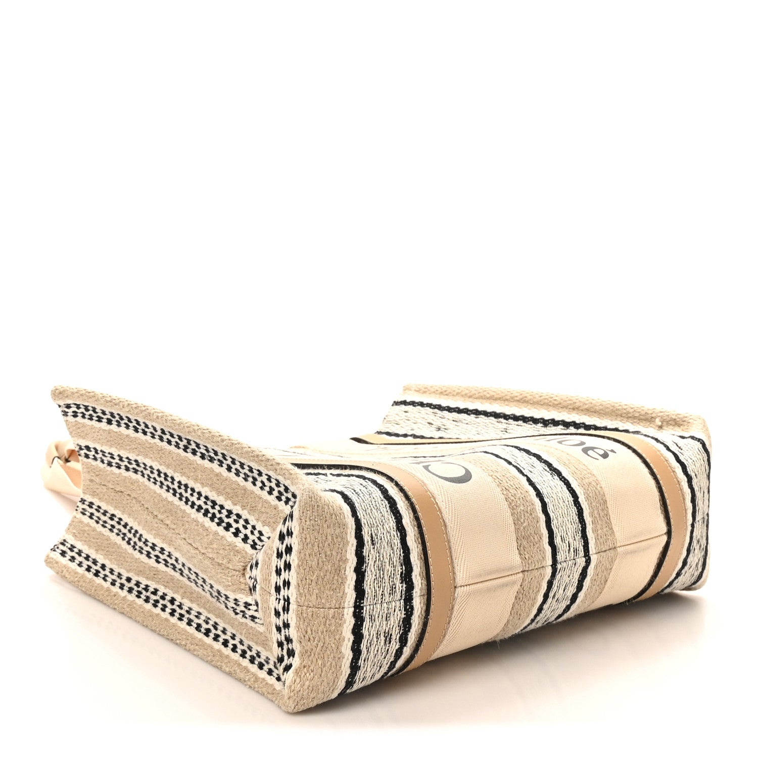 Chloe Knit Medium Woody Ribbon Tote Multicolor 4 of 10